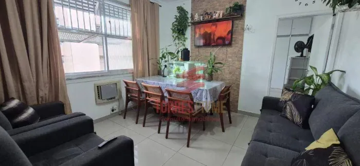 Apartamento com 2 dormitórios à venda, 96 m² por R$ 650.000,00 - Aparecida - Santos/SP