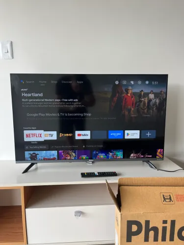 TV Smart | Televisão 43 Polegadas | Sistema novo