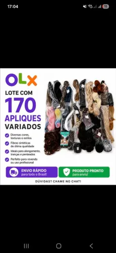 Lote de 170  apliques variados | revenda