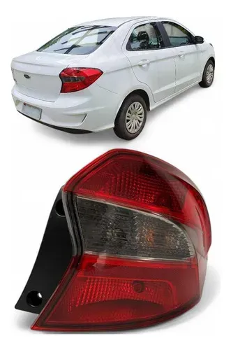Lanterna Traseira Ford Ka Sedan Fume Direito 2019 A 2022 Ori Direito/passageiro Vermelho