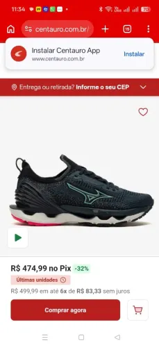 Tênis Mizuno 42 43