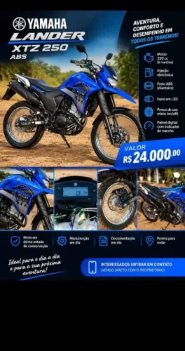 Yahama XTZ Lander 2024 IPVA pago