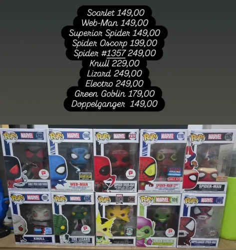 Funko Pop! Marvel Lote Spider Man