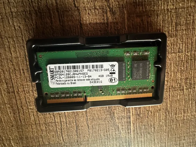Memória RAM 4GB DDR3 Notebook 