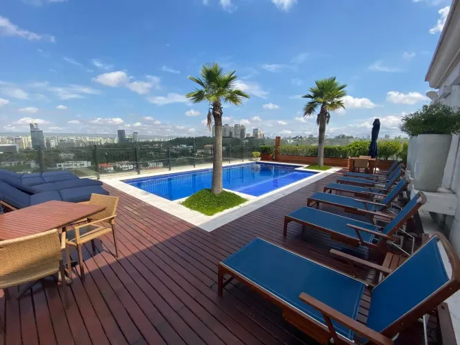 Cobertura duplex à venda possui 1250 m² com 4 quartos/ suítes - Cidade Jardim - São Paulo-