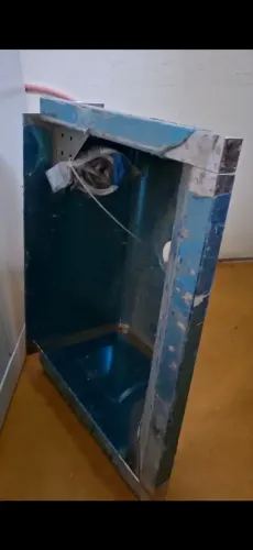 Tanque de Parede Docol Reto Aço Inox 35L - Novo (C/ Válvula)