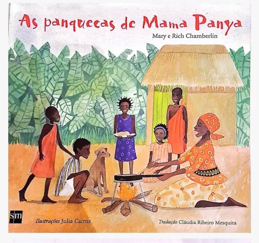 Livro infantil, As panquecas de Mama Panya por Mary e Rich Chamberlin