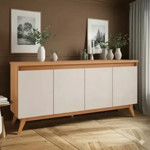 Buffet viero com 4 portas batentes