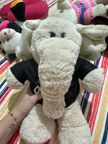 Pelúcia antiga Elefante Pizza Hut 