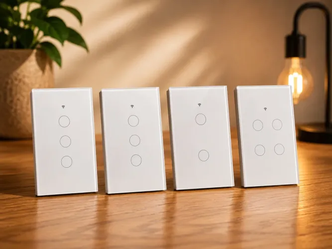 Interruptores Wi-Fi Inteligentes ? Kit com 4 unidades