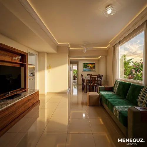 Apartamento 2 quartos na orla totalmente mobiliado