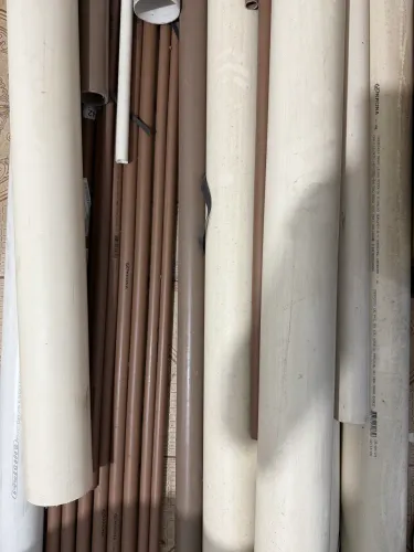 Queima de Estoque Kit fechado com vários tubos de diversos tipos e tamanhos 