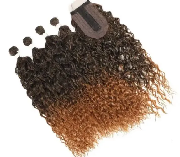 Kit cabelo fibra Premium p cabeça toda 70 cm