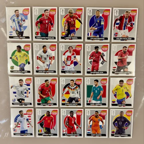 Coleção Completa - Figurinhas Legends Copa 2026 - Prata (Original Panini)