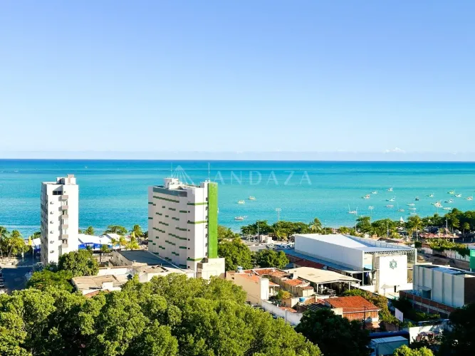 Espetáculo! Andar alto, vista mar e mobiliado na Ponta Verde para locação!