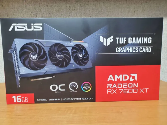 RX 7600 XT ASUS TUF 16GB ACEITAMOS TROCAS