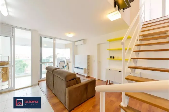 Aluguel Cobertura 1 Dormitórios - 88 m² Pinheiros