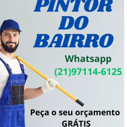 Pintor residencial e Predial (orçamento grátis via whatsapp*)