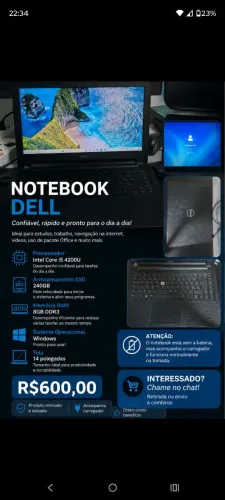 Notebook pra sair logo
