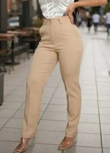 Calça social Nova - Tam 40/42 - Beje