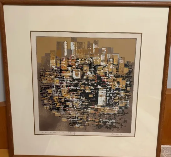 Gravura Domício Pedroso edição especial tricentenário de Curitiba.