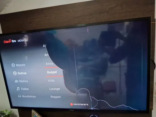 TV quebrada 43.samsung.