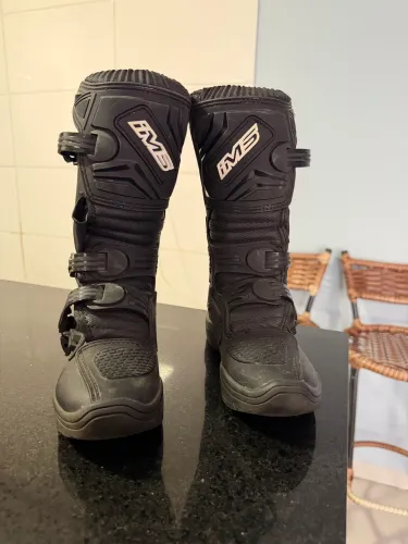Bota motocross trilha infantil 