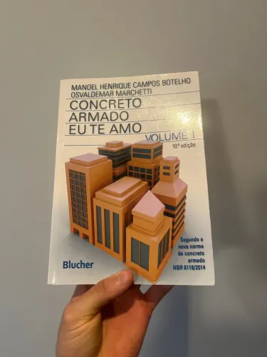 Livro concreto armado eu te amo - Volume 1 - 10 edição