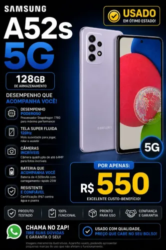 Celular A52s 128gb 