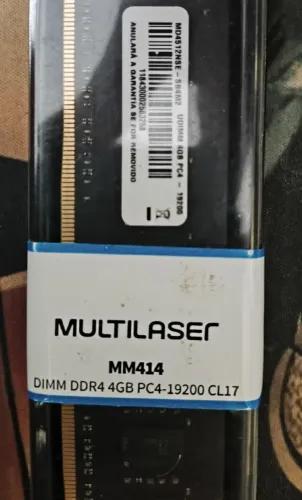 Memória NOVA 4gb DDR4 (Parcelo Sem Juros)