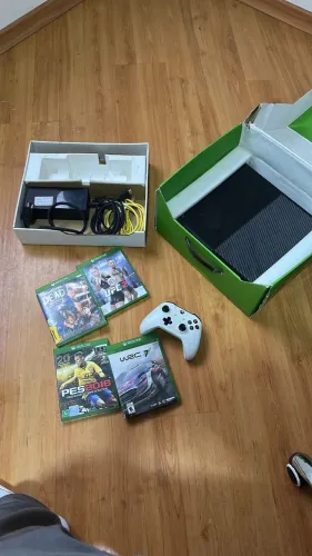 Xbox one fat impecável com jogos