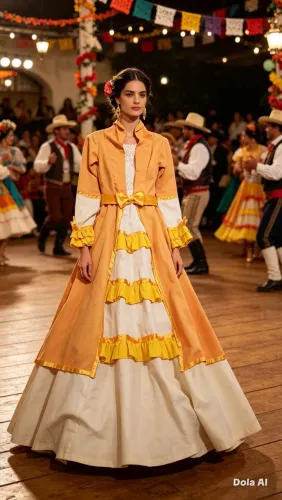 Vestido de prenda n 40 amarelo ouro