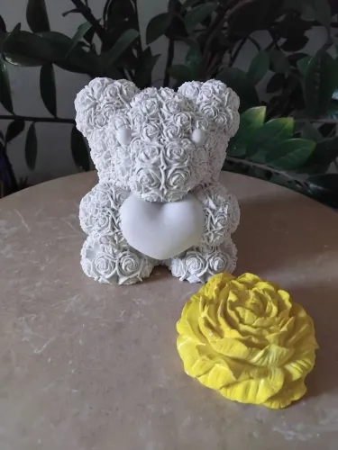 Mega urso grande lembrancinha gesso especial Sabonete Vela aromática