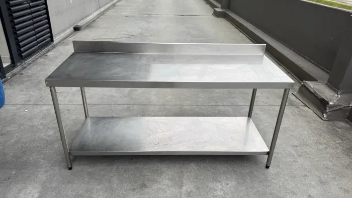 Bancada com espelho em INOX REFRISUL187x70x90