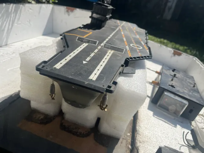 porta-aviões motorizado G.I. Joe U.S.S. Saratoga de 33 GI
