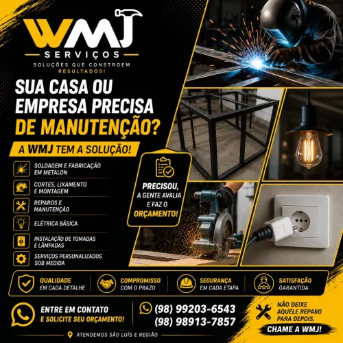 Reparos, manutenção e fabricação