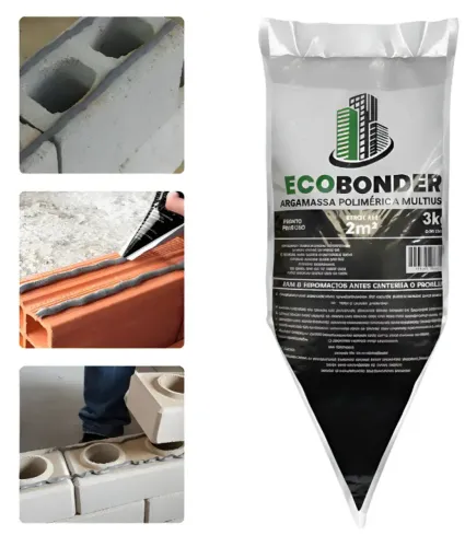 ECOBONDER ARGAMASSA POLIMERICA 3 KILOS BISNAGA