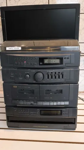 Aparelho de som antigo CCE 4x1 SS 9800 PARA PEÇAS OU POSSÍVEL RESTAURO ( FUNCIONA PARCIAL)