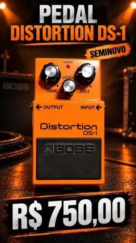 PEDAL DISTORTION BOSS DS-1 ? SEMINOVO