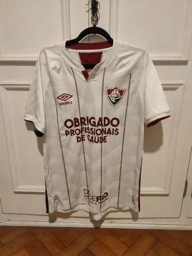 Camisa Fluminense branca 2020 "Obrigado profissionais de saúde"