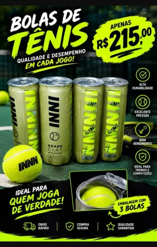 Bolas de tênis ?