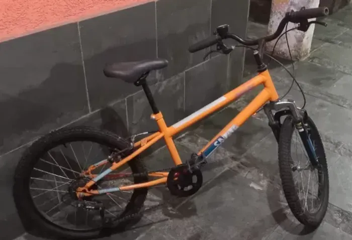 Bicicleta Bike Aro 20 Caloi Snap Laranja Com Marcha Infantil