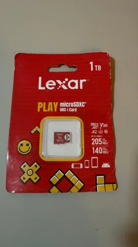 Cartão de memória lexar play