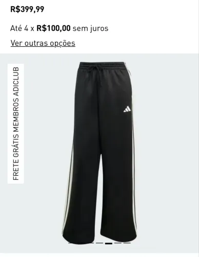 Calça Adidas original preta 