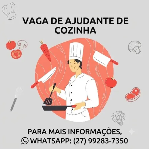 Vaga de trabalho em restaurante
