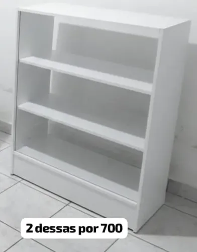 Balcão seco ou vitrine para padaria ou loja