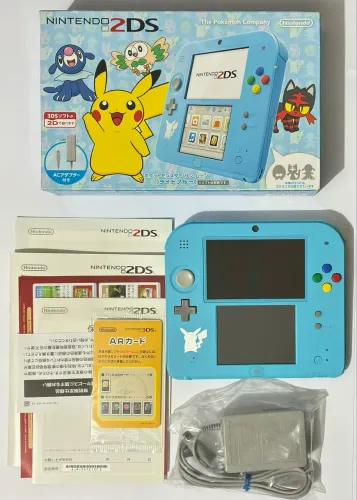 Nintendo 2Ds Edição limitada Pokémon Sun And Moon completo na caixa 