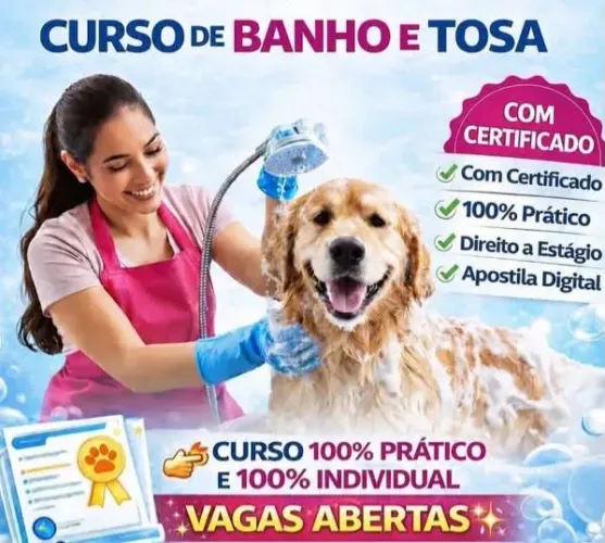 CURSO DE BANHO E TOSA