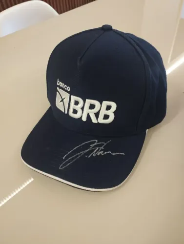 Boné autografado Felipe Nasr Novo Original 