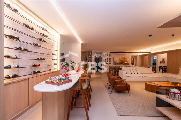 Apartamento 4 Suítes no Setor Oeste | 385m² | Mobiliado | 1 por Andar | Alto Padrão